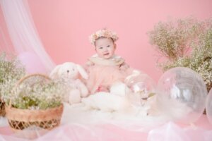 女の子のハーフバースデーフォトの撮り方解説!おすすめの衣装や撮影方法を紹介5