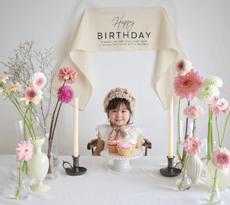 3歳のバースデーフォトをおしゃれに撮ろう!可愛く撮影するアイデアや撮影方法を解説!7