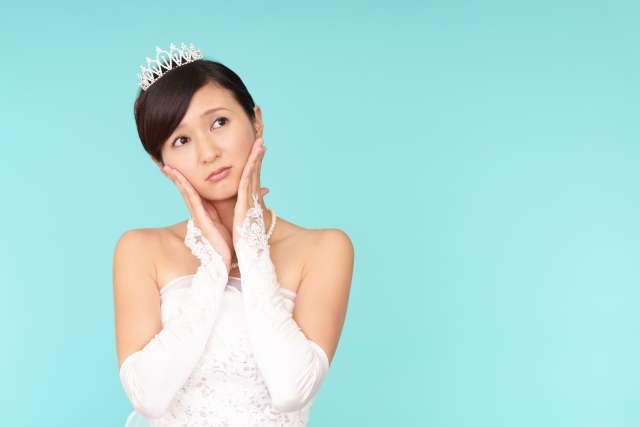 フォトウェディングで花嫁に人気の“前髪あり”スタイル集3