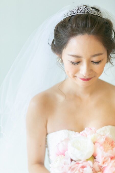 “前髪なし”スタイル集！フォトウェディングの花嫁前髪は大人っぽく8