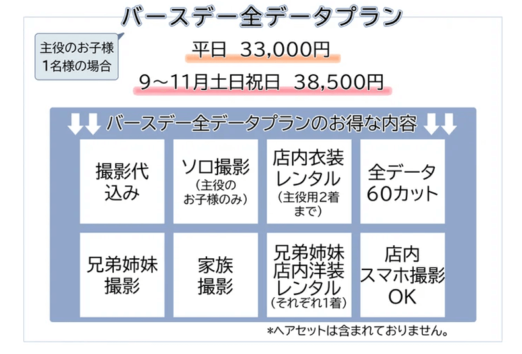 長野でバースデーフォトをおしゃれに撮れるおすすめスタジオ10選20