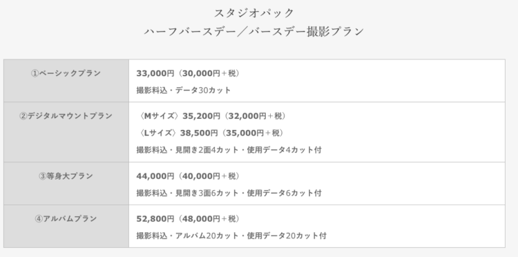 山梨でバースデーフォトをおしゃれに撮れるおすすめスタジオ9選17